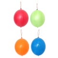 12pcs No Printing Balloon Fun filled Balloons Neon Punch Balls With Rubber Band
