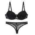 Women Lingerie Strappy Sexy Lace Bra Set See through Lingerie Underwear Panties