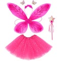 Role Play Toys Kids Fairy Dressing Tutu Costume Set Fairy Dress Costume Fairy C