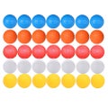 35pcs Indoor Golfing Ball Practice Balls Light Ball Sports Training Aids