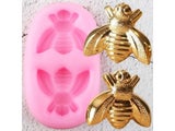 3D Craft Bee Silicone Molds Jewelry Resin Clay Mold Cupcake Topper Fondant Cake