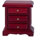 Bedside Table Model Miniature Cabinet Decor Mini Cabinet Ornament Doll House Fu
