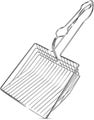 Cat Litter Shovel Deep Scoop For Quick Sifting Easy Clean Cat Litter Scoop F