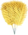 20pcs Golden Palm Leaves Tropical Palm Leaves Artificial Palm Leaves For Weddi
