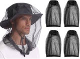 4 Pack Black Mosquito Repellent And Insect Repellent Caps For Outdoors Campin