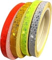 Reflective Tape 4 Pieces 10mm 8m Reflective Tape Waterproof Tape Safety War