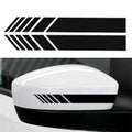 2pcs Black Rear View Mirror Stickers Car Styling Pet Car Sticker Rearview Mirr