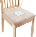 Waterproof Seat Covers For Dining Room Chairs Set Of 4 Stretch Jacquard Remov