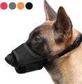 Xl Black Dog Muzzle Soft Adjustable Nylon Dog Muzzle Anti Bark Bite Muzzle