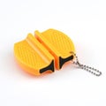 2pcs Yellow Knife Sharpener Kitchen Knife Convenient And Comfortable Hanging