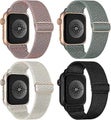 Elastic Nylon Strap 4 Different Colors Not Included Compatible With Apple W