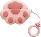 Pink Rubber Case Compatible With Airpods1/2 Headphones Shockproof Case Cute
