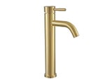 Stainless Steel Basin Faucet Brushed Golden Bathroom Washbasin Cold And Hot