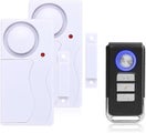 Door And Window Alarm Wireless Burglar Alarm With Remote Control Easy To In