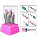 7 Pcs Ceramic Milling Cutter For Manicure Removing Gel Varnish Nail