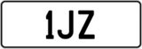 Personalised Plate - 1JZ