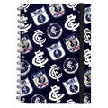 Carlton Blues AFL Through The Years A5 Spiral Notebook