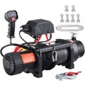 Brand New Electric Winch 13000 LBS Vehicles Winch IP67 Nylon Rope Cable