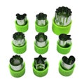 Fruit And Vegetable Biscuit Mold Shape Set Stainless Steel Food Mini Pie Biscu