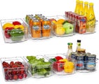Refrigerator Organizer Bins Set Of 1 Stackable Fridge Organizers For Freezer K