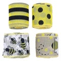 4 Rolls Festival Ribbon Holiday Wedding Bow Decor Gift Packaging Ribbon