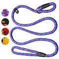 5 Feet Adjustable Nylon Dog Leash Suitable For Small And Medium Dogs Designed