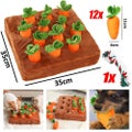 Pet Dog Chew Toy Pull Up Carrot Strawberry Vegetable Fruit Plush Children Educ