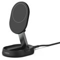 Belkin BoostCharge Pro Convertible Magnetic Qi2 Charging Stand - Black