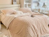 150x200cm Reversible Plush Thickened Imitation Cashmere Throw Blanket Khaki