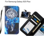 Samsung Galaxy S23 Plus case 3 card leather wallet case printed ID