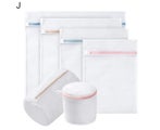 6Pcs Washing Machine Laundry Bag Underwear Clothes Mesh Net Zipper