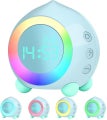 Lighted Alarm Clock - Children's Digital LED Night Light, USB Music Calendar, Sl