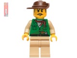AWESOME LEGO ADVENTURERS ORIENT EXPEDITION MINIFIGURE - JOHNNY THUNDER
