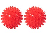2Pcs Spiky Massage Balls - Red