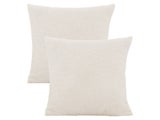 2Pcs 45x45cm Pillowcase Soft Throw Pillow Cases Cushion Covers Home Decor White