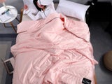 200x230cm Summer Cooling Blanket Cool Quilt for Hot Sleepers Pink