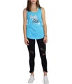 Indy 500 Womens Distressed Script Racerback Tank Top