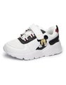 Disney Mickey Mouse White Velcro Trainers (Boys)