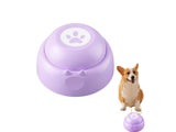 Pet Communication Button Toy Recordable Speaking Button for Pet Training Purple