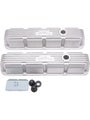 Edelbrock Valve Cover Classic Tall Breather Hole Edelbrock Logo Aluminu