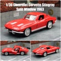 1/36 Chevrolet Corvette Stingray 1963 Toy Car Model For Children RMZ