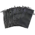 10 Pcs Pu Leather Drawstring Bag Microfiber Pouch Sunglasses Sleeve Microfiber