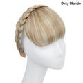Synthetic Headband Bangs Extension Fake Hair Blunt Fringe without