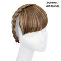 Synthetic Headband Bangs Extension Fake Hair Blunt Fringe without