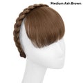 Synthetic Headband Bangs Extension Fake Hair Blunt Fringe without