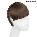 Synthetic Headband Bangs Extension Fake Hair Blunt Fringe without