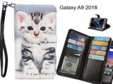 Galaxy A9 2018 case Multifunction wallet leather case