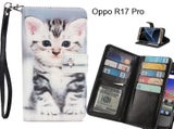 Oppo R17 Pro case Multifunction wallet leather case