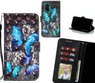 Vivo Y30 Case Leather Wallet Case 3D Pattern Printed