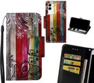 Samsung Galaxy A04 Case wallet fine leather case printed